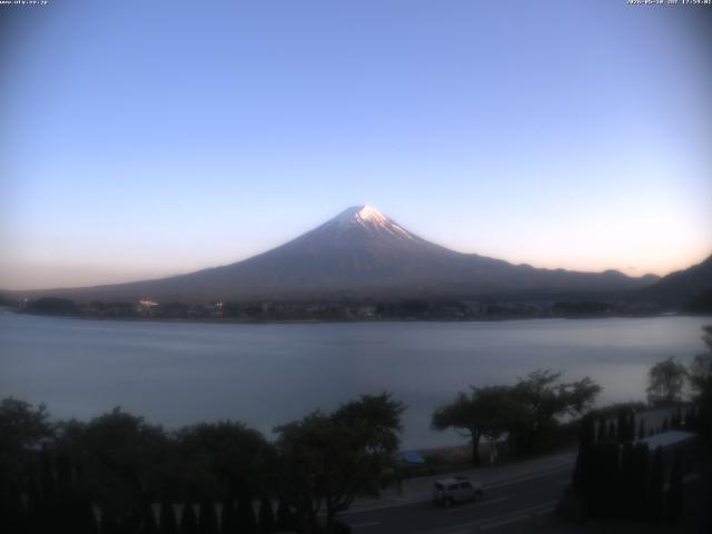 河口湖からの富士山