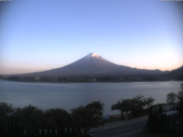 河口湖からの富士山
