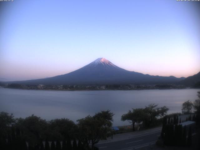 河口湖からの富士山