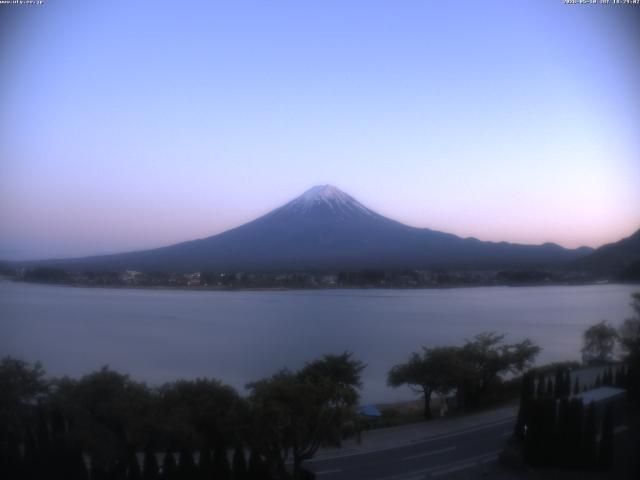 河口湖からの富士山