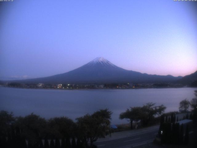河口湖からの富士山