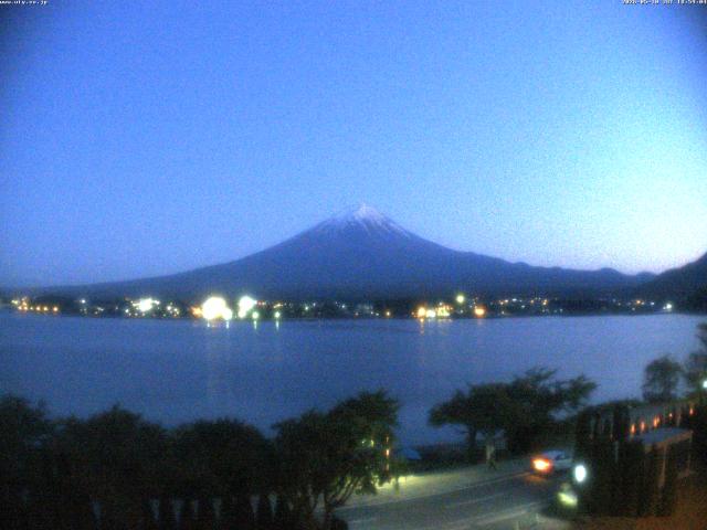 河口湖からの富士山