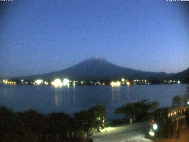 河口湖からの富士山