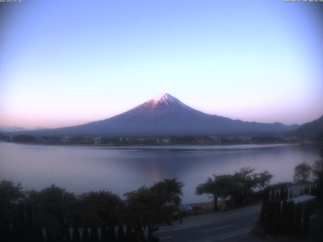 河口湖からの富士山