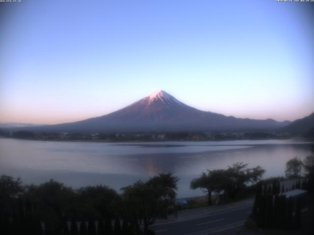 河口湖からの富士山