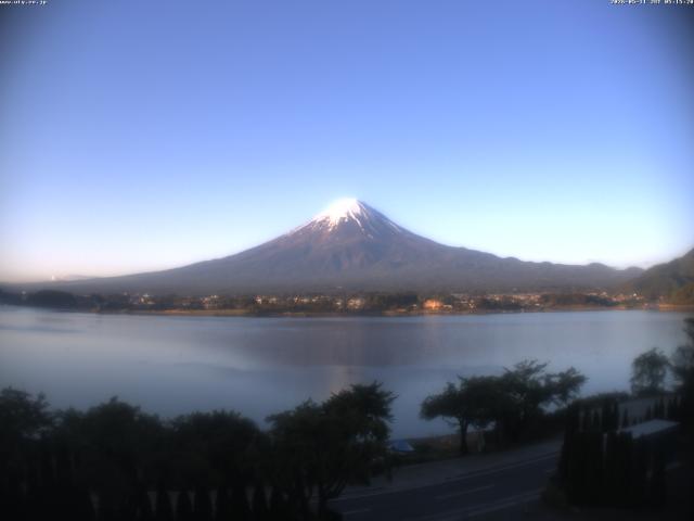 河口湖からの富士山