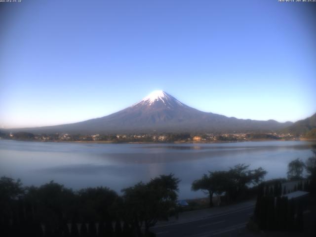 河口湖からの富士山