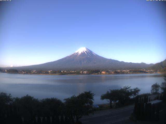 河口湖からの富士山