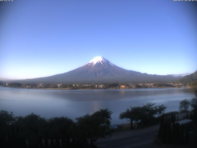 河口湖からの富士山