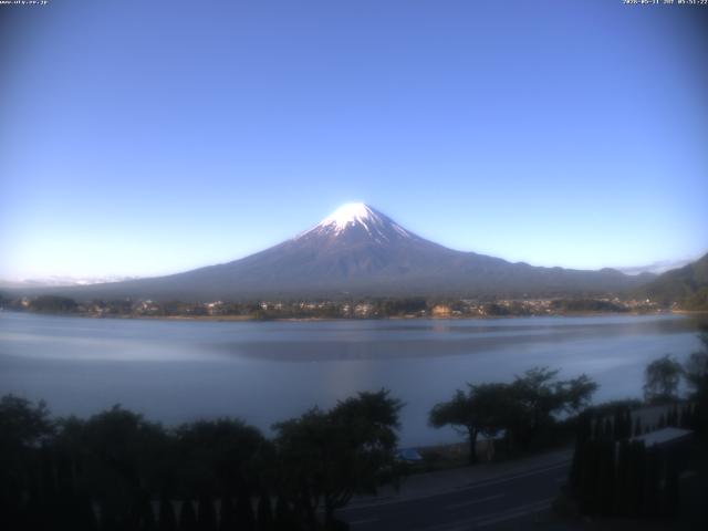 河口湖からの富士山