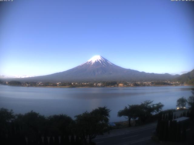 河口湖からの富士山