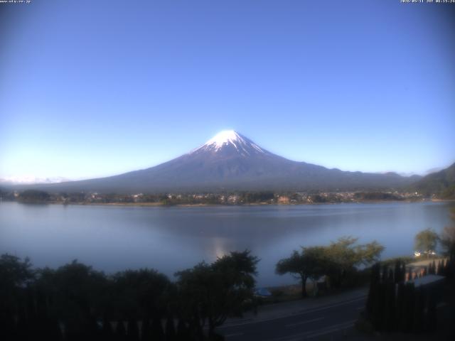河口湖からの富士山