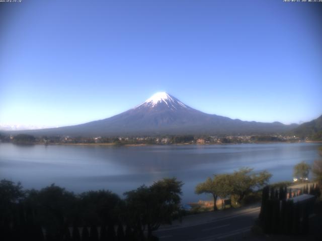 河口湖からの富士山