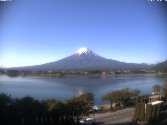 河口湖からの富士山