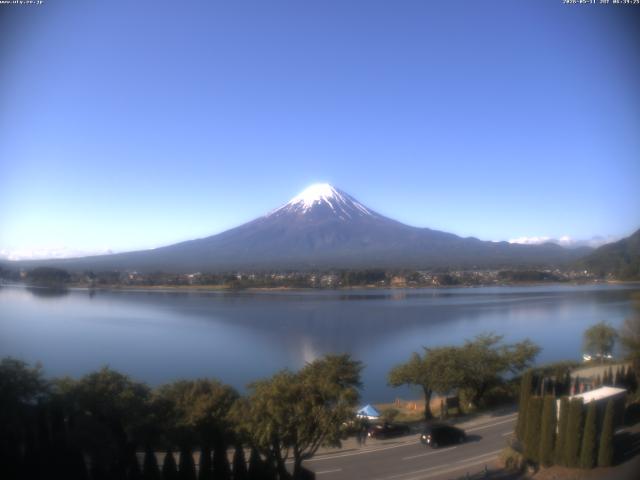 河口湖からの富士山