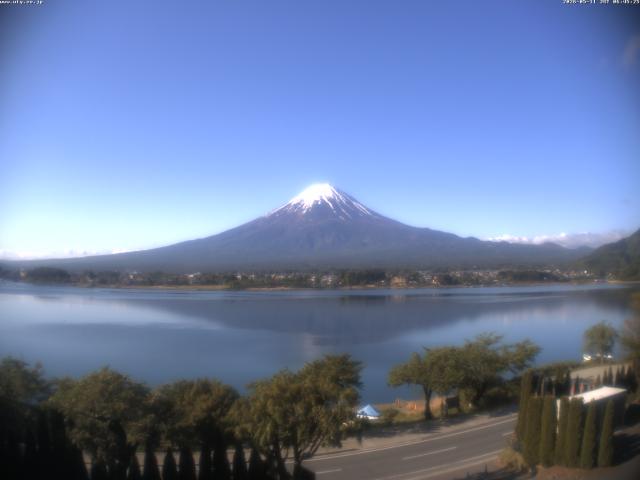 河口湖からの富士山