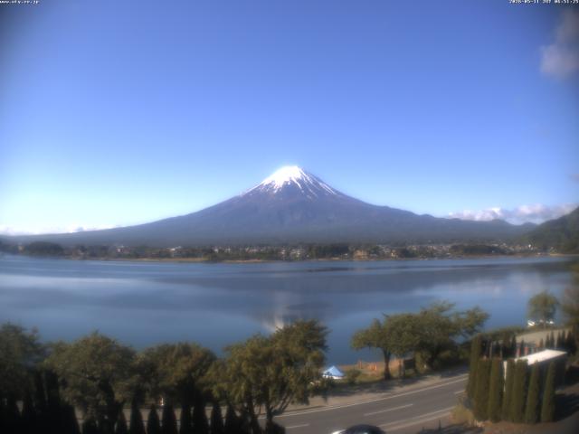 河口湖からの富士山