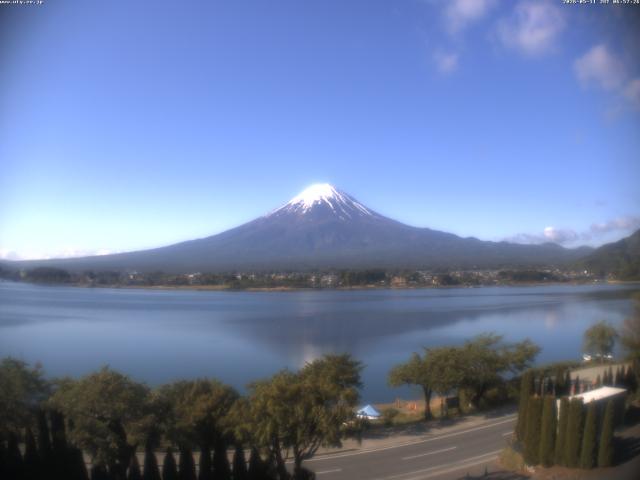 河口湖からの富士山
