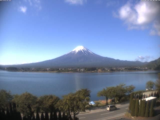 河口湖からの富士山