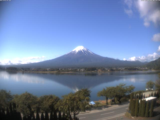 河口湖からの富士山
