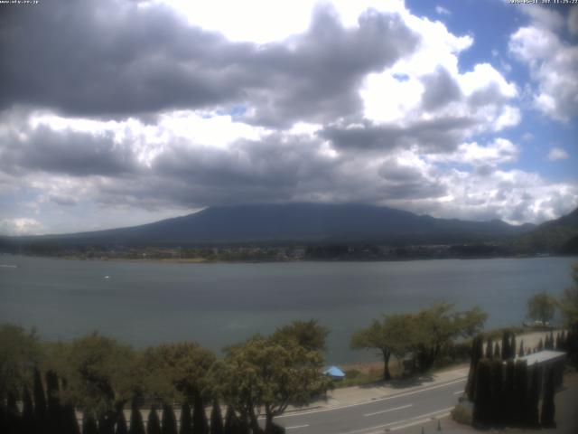 河口湖からの富士山