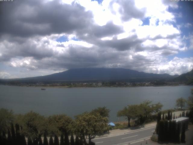 河口湖からの富士山