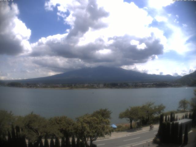 河口湖からの富士山