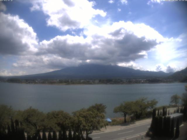 河口湖からの富士山