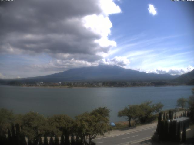 河口湖からの富士山