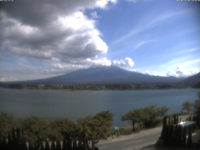 河口湖からの富士山