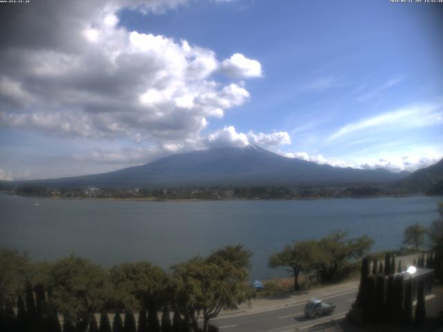 河口湖からの富士山