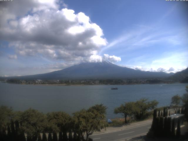 河口湖からの富士山