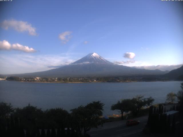 河口湖からの富士山
