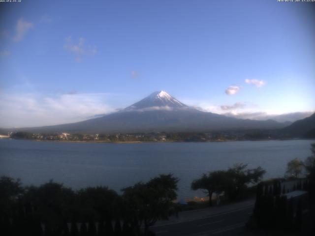 河口湖からの富士山