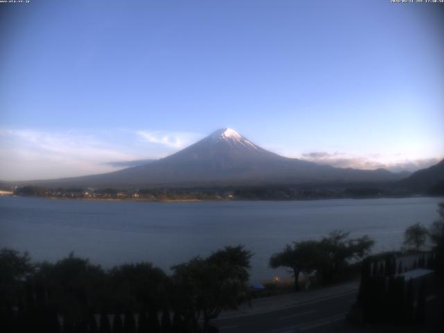 河口湖からの富士山