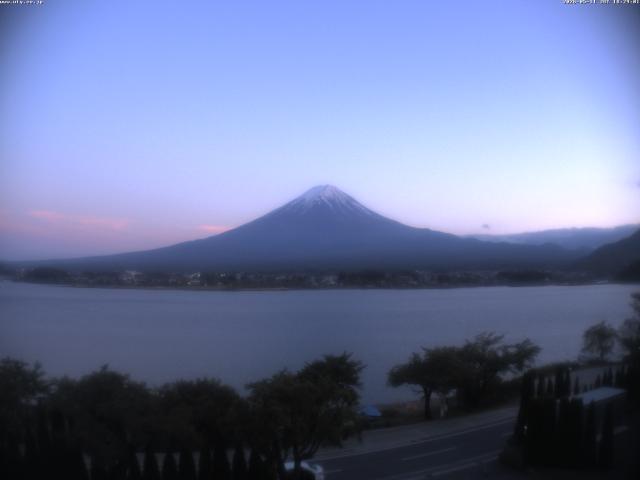 河口湖からの富士山
