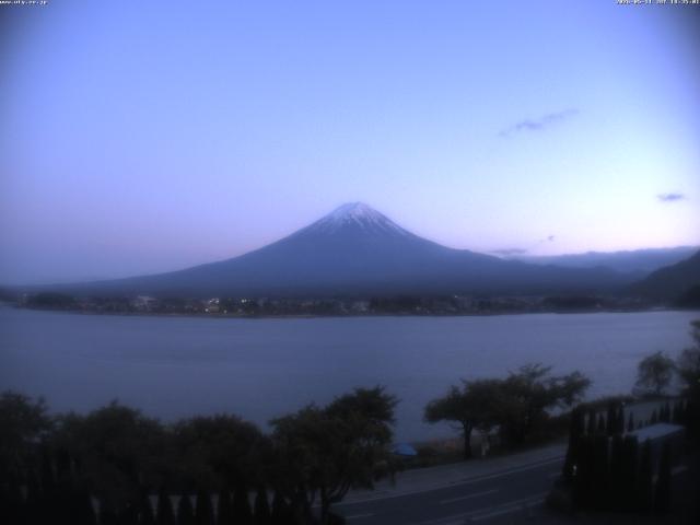 河口湖からの富士山