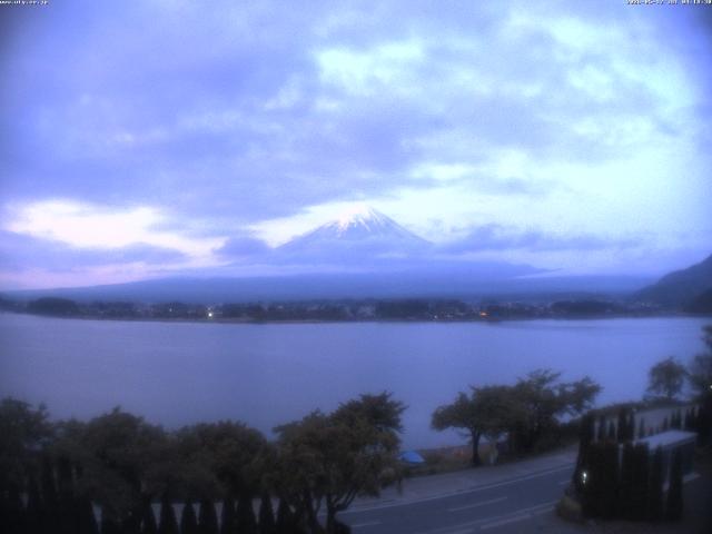 河口湖からの富士山