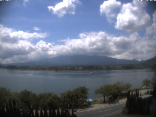 河口湖からの富士山