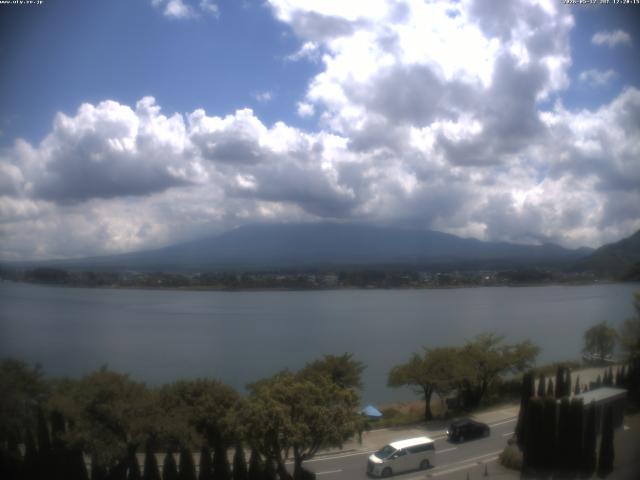 河口湖からの富士山