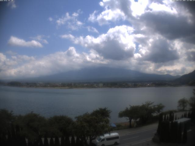 河口湖からの富士山