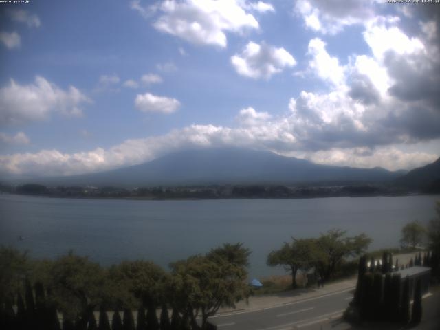 河口湖からの富士山