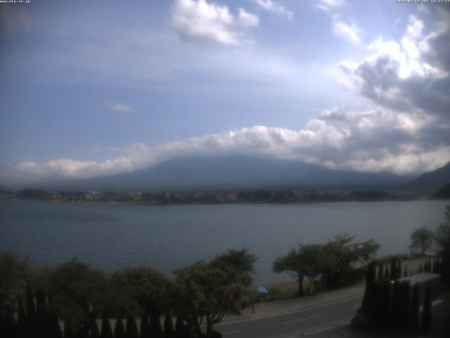 河口湖からの富士山