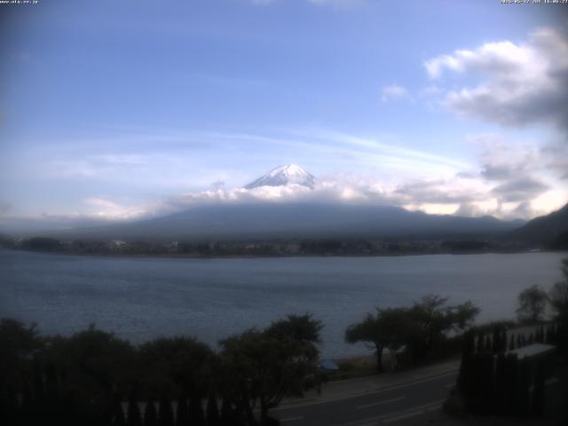 河口湖からの富士山