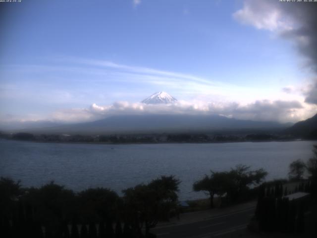 河口湖からの富士山