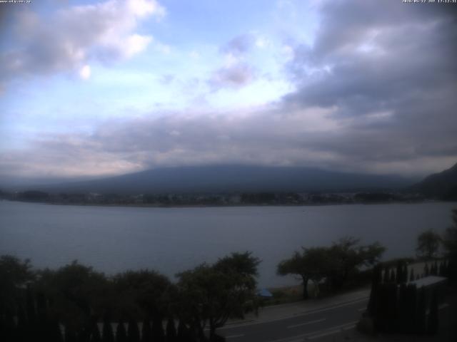 河口湖からの富士山
