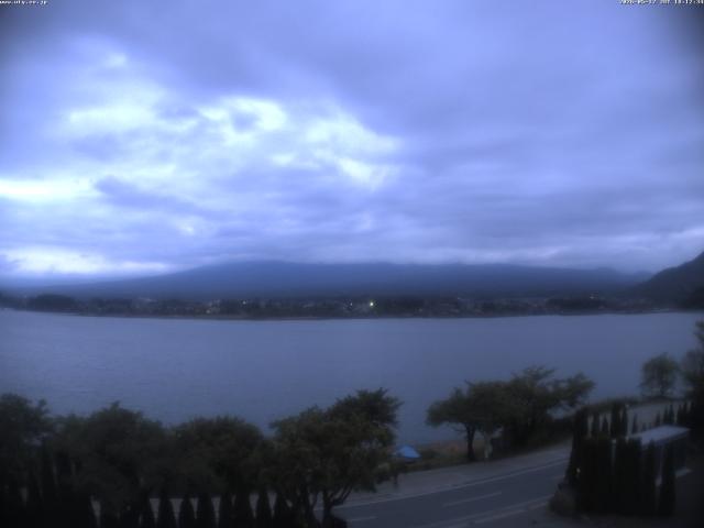 河口湖からの富士山