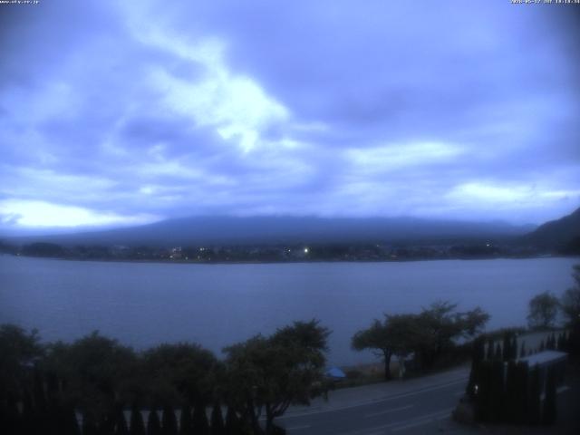 河口湖からの富士山
