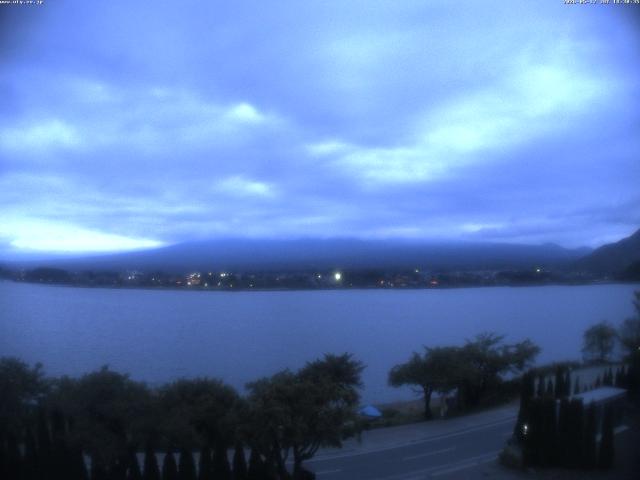 河口湖からの富士山