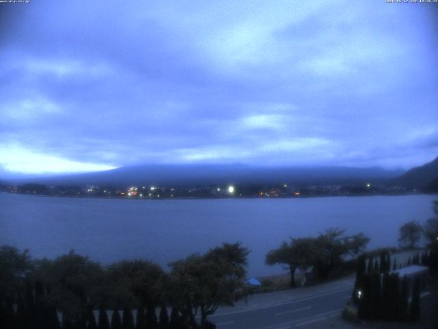 河口湖からの富士山